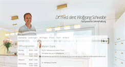 Desktop Screenshot of drschwabe.com